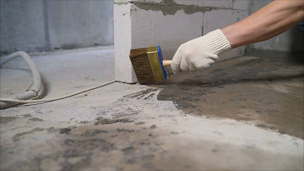 SJ Waterproofing Pros Basement Waterproofing coverage map for Ashley, IN and surrounding area